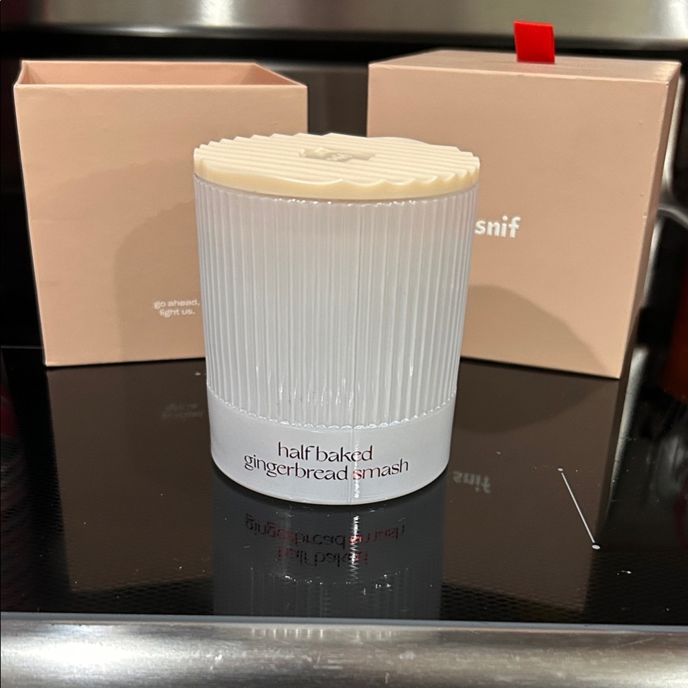Snif Half Baked Gingerbread Smash Candle NiB